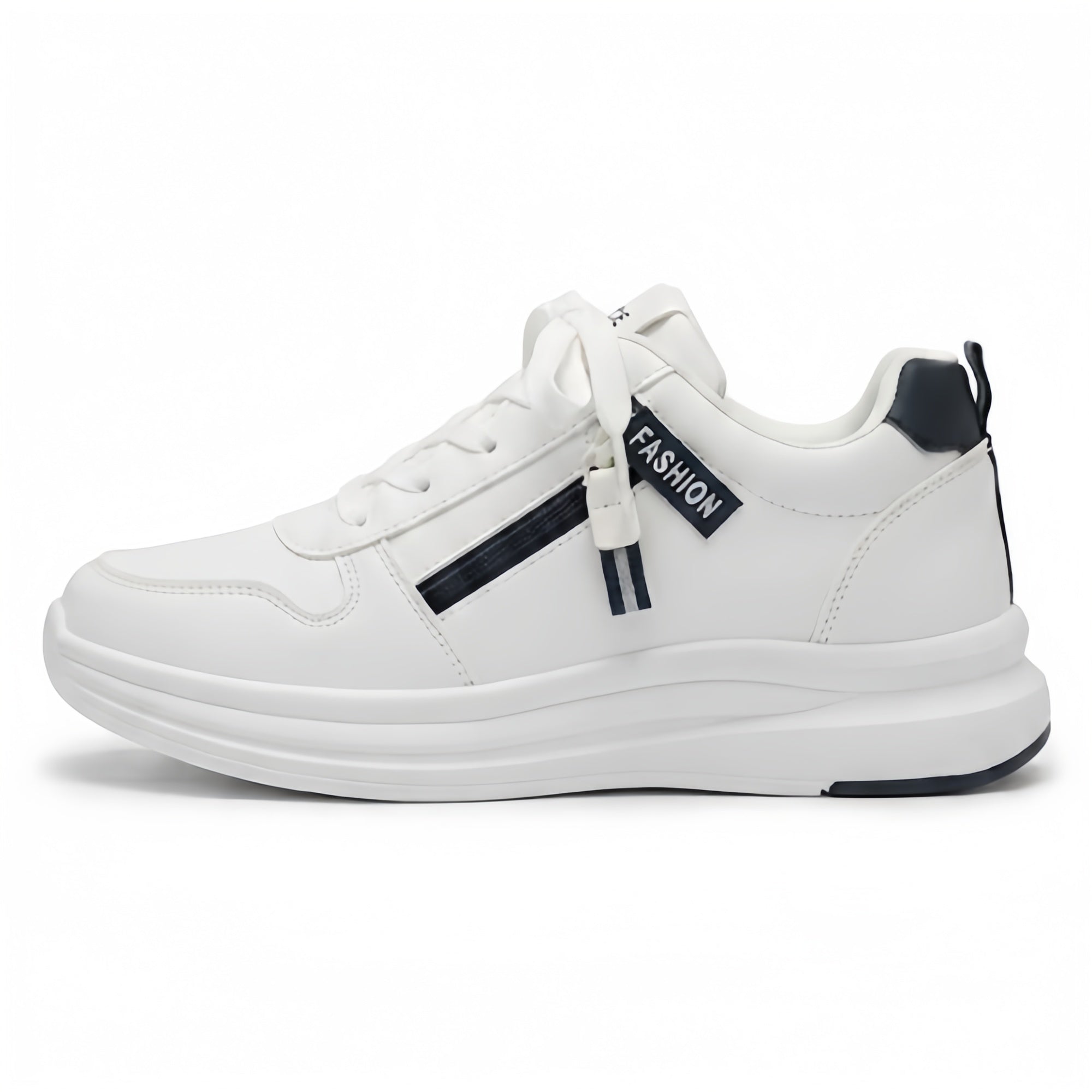 Premium White Casual Sneakers