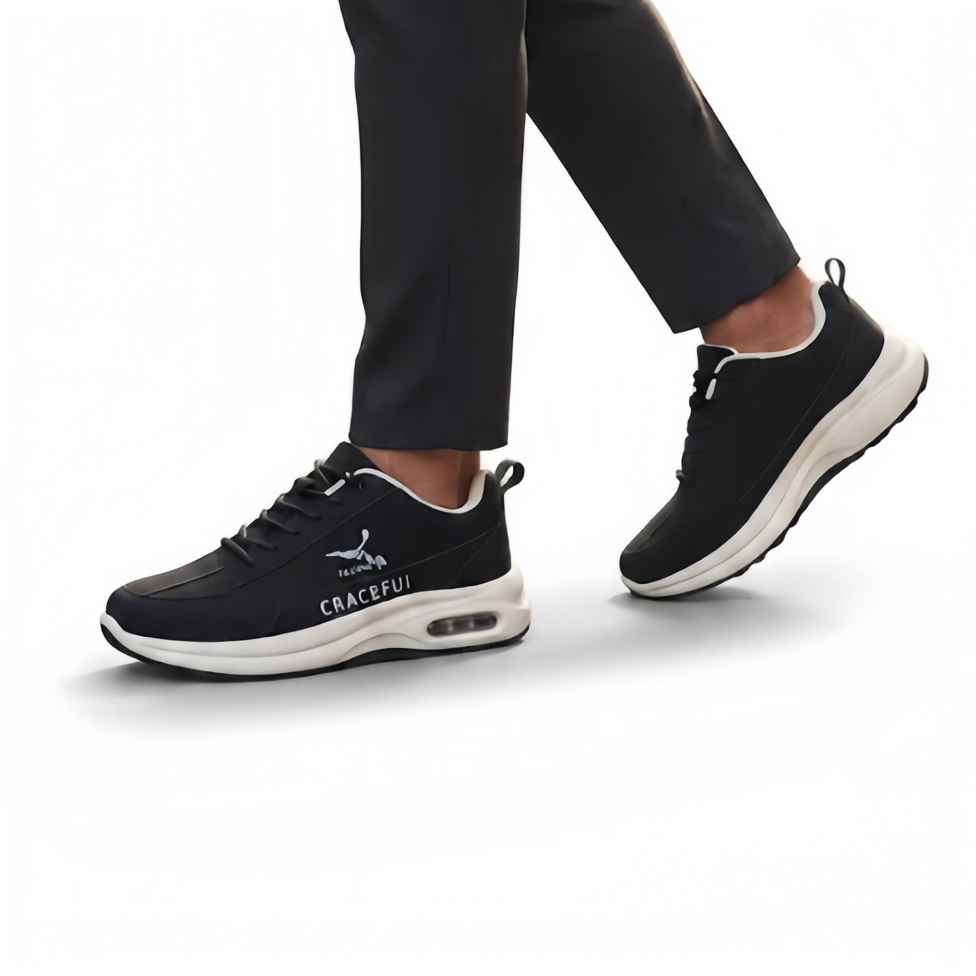 Men’s Black & White  Sneakers