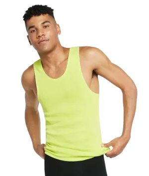 5 x Bonds X-Temp Fluro Yellow Mens Chesty Cotton Plain Singlet Tank Top