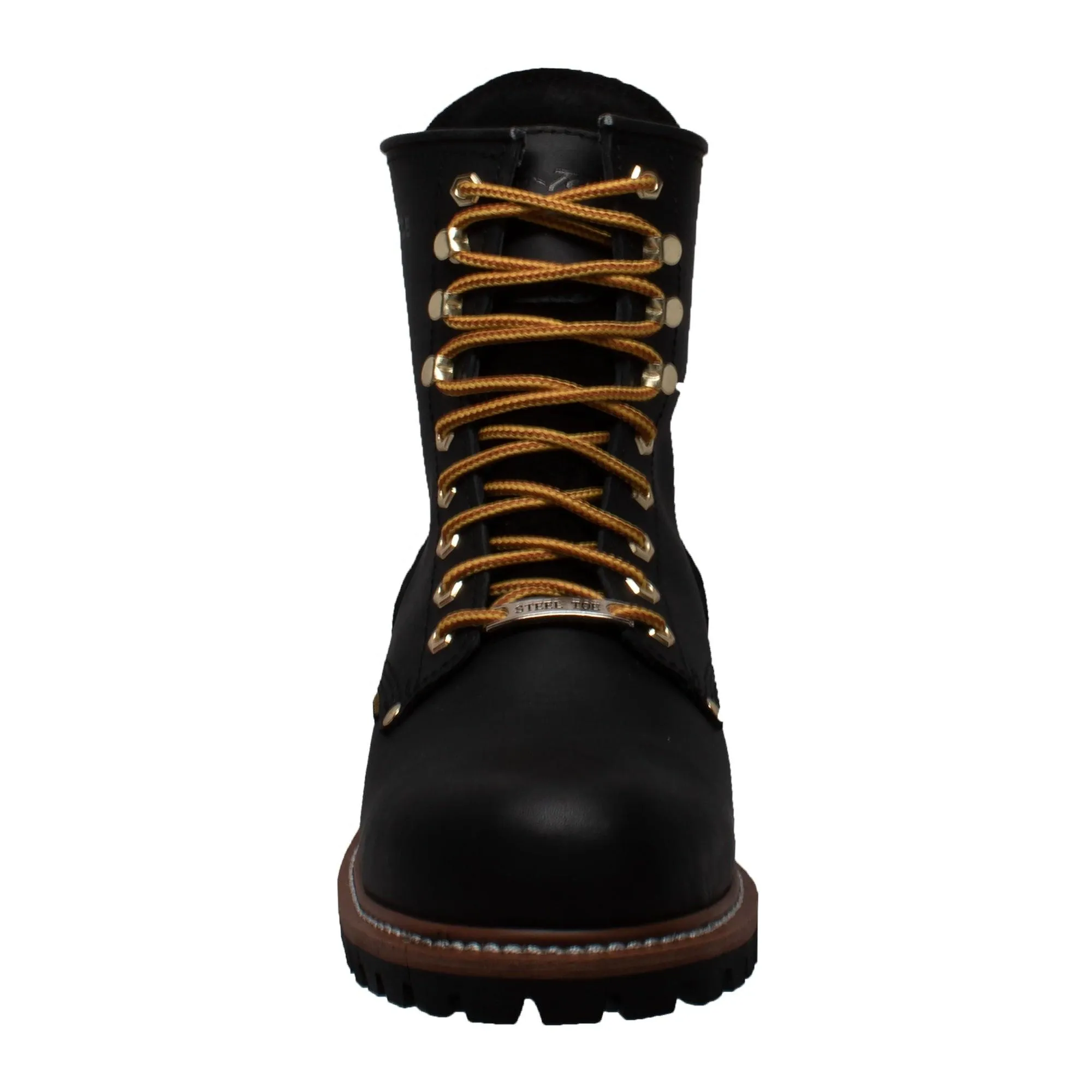 AdTec Men's 9" Waterproof Logger Black