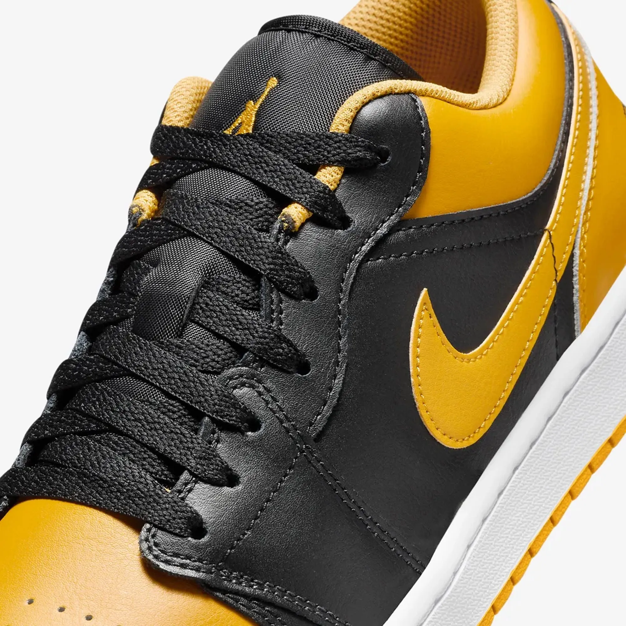 AIR JORDAN 1 LOW 'BLACK/YELLOW OCHRE-WHITE'