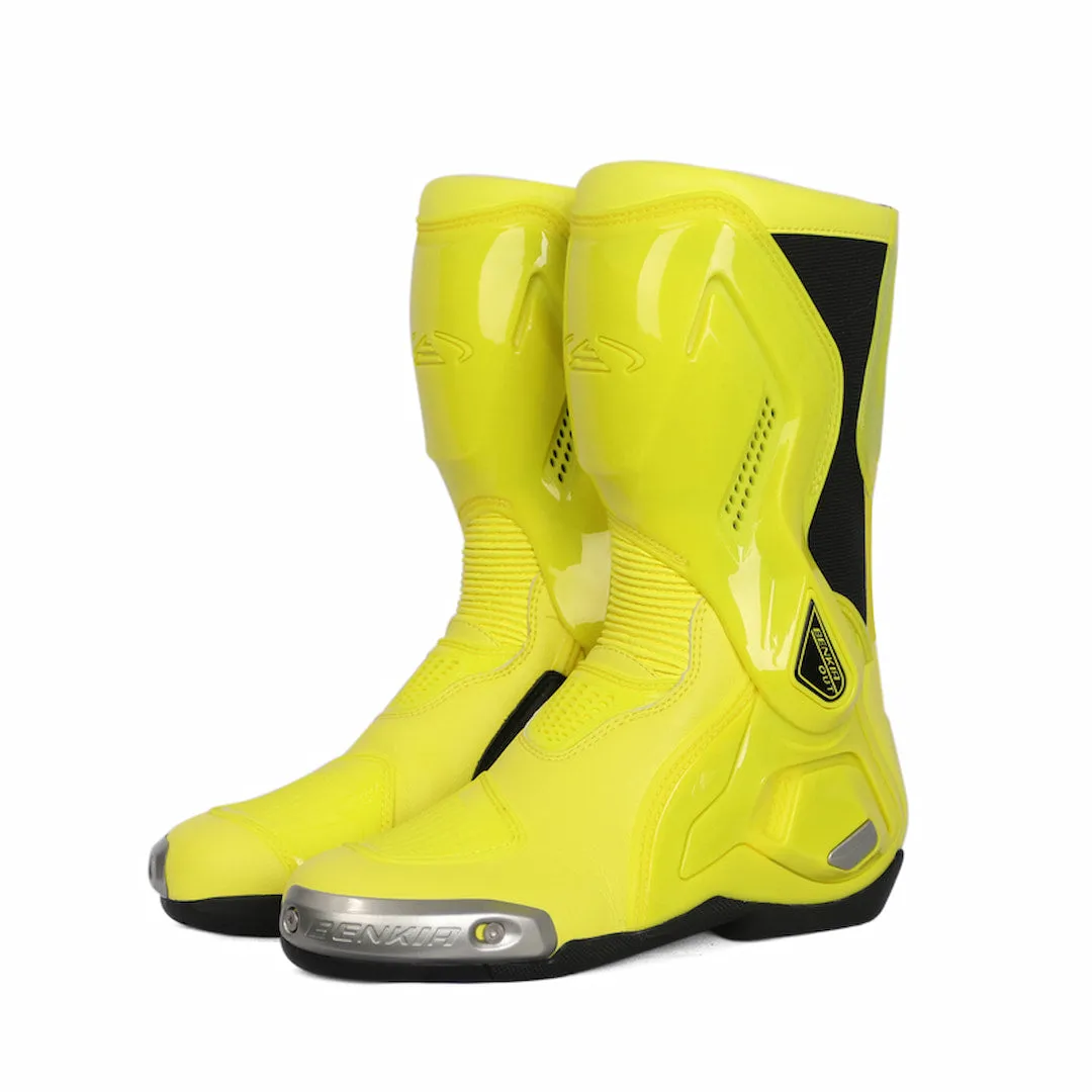 Allgoal Motorcycle Boots Yellow