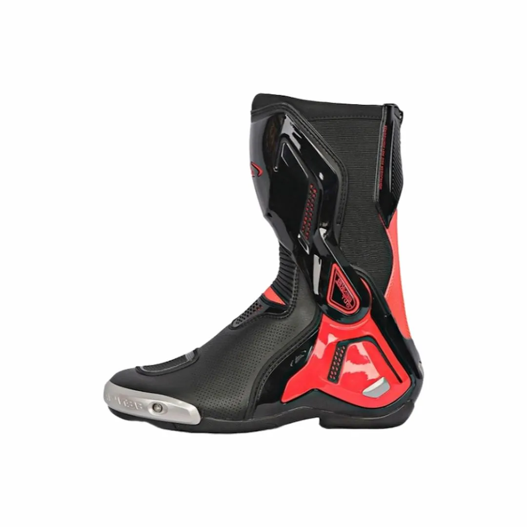 Allgoal Motorcycle Riding Boots Black/Red