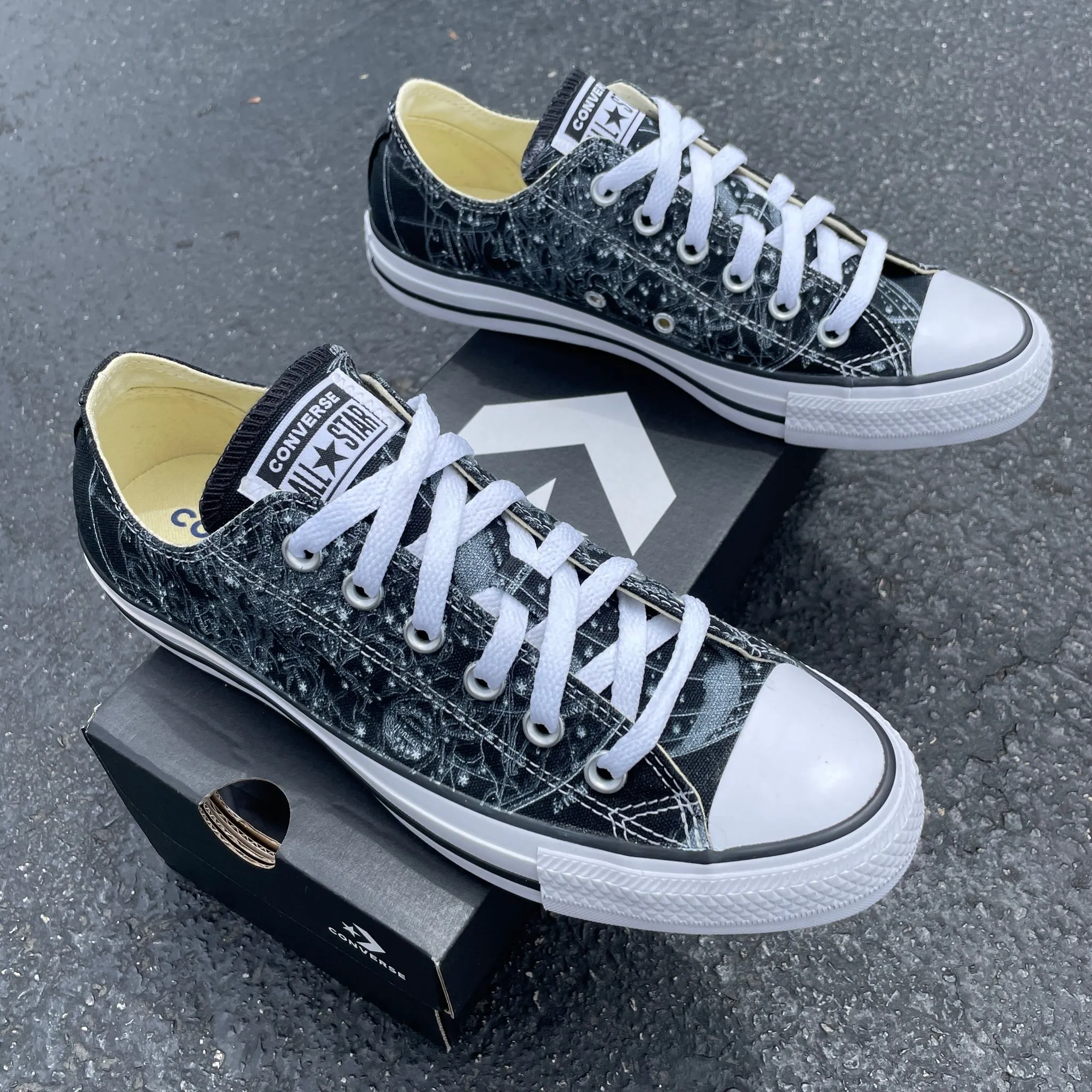 Astronomy - Custom Low Top Shoes - Custom Converse Shoes