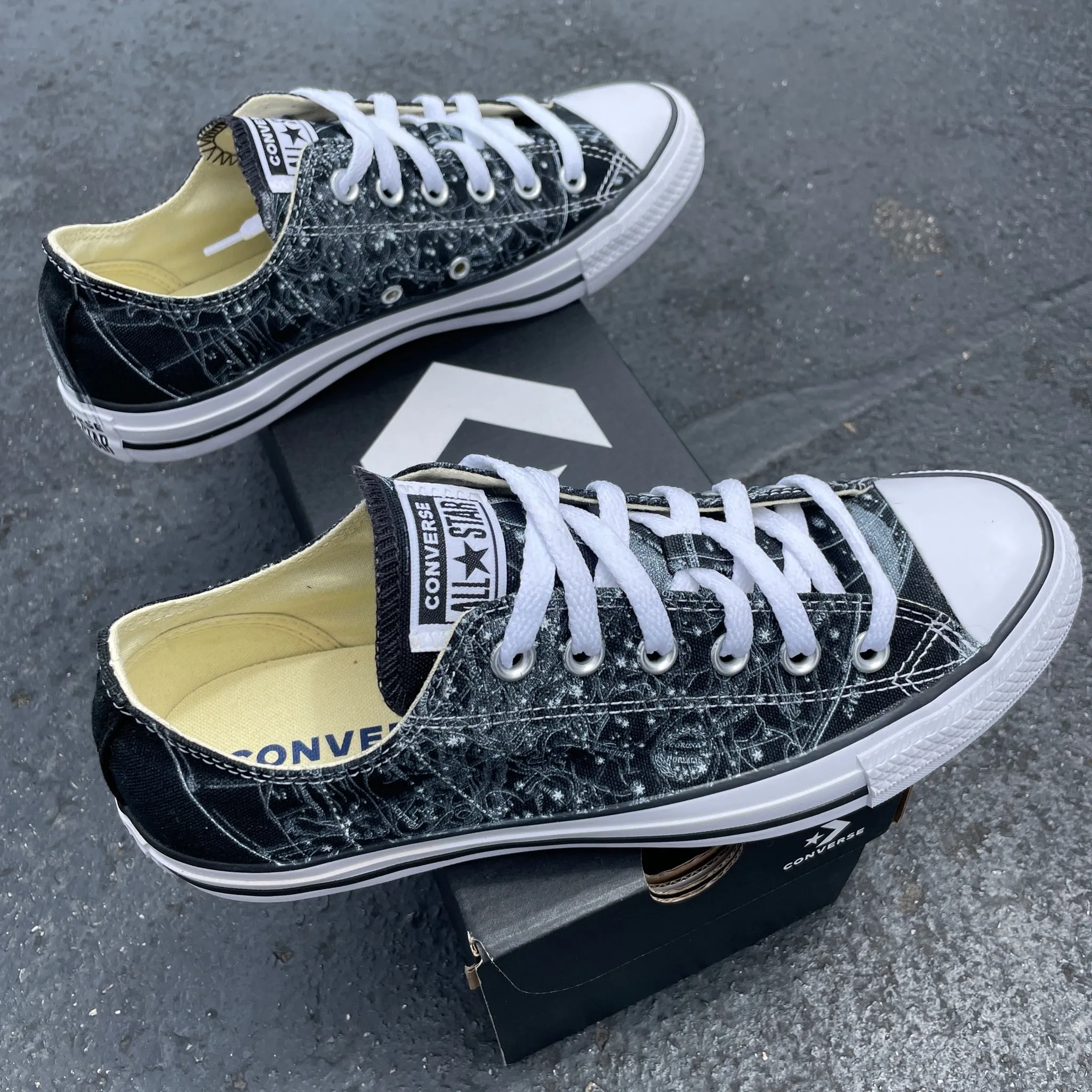 Astronomy - Custom Low Top Shoes - Custom Converse Shoes