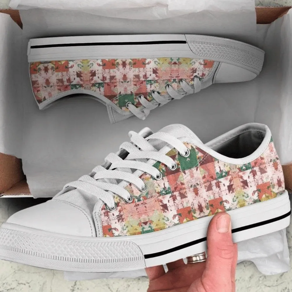 Aztec Vintage Pattern 02 Low Top Shoes Sneaker, Low Top Sneaker, Low Top Canvas Shoes