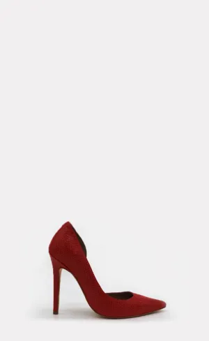 BLONDISH RED SNAKE STILETTO