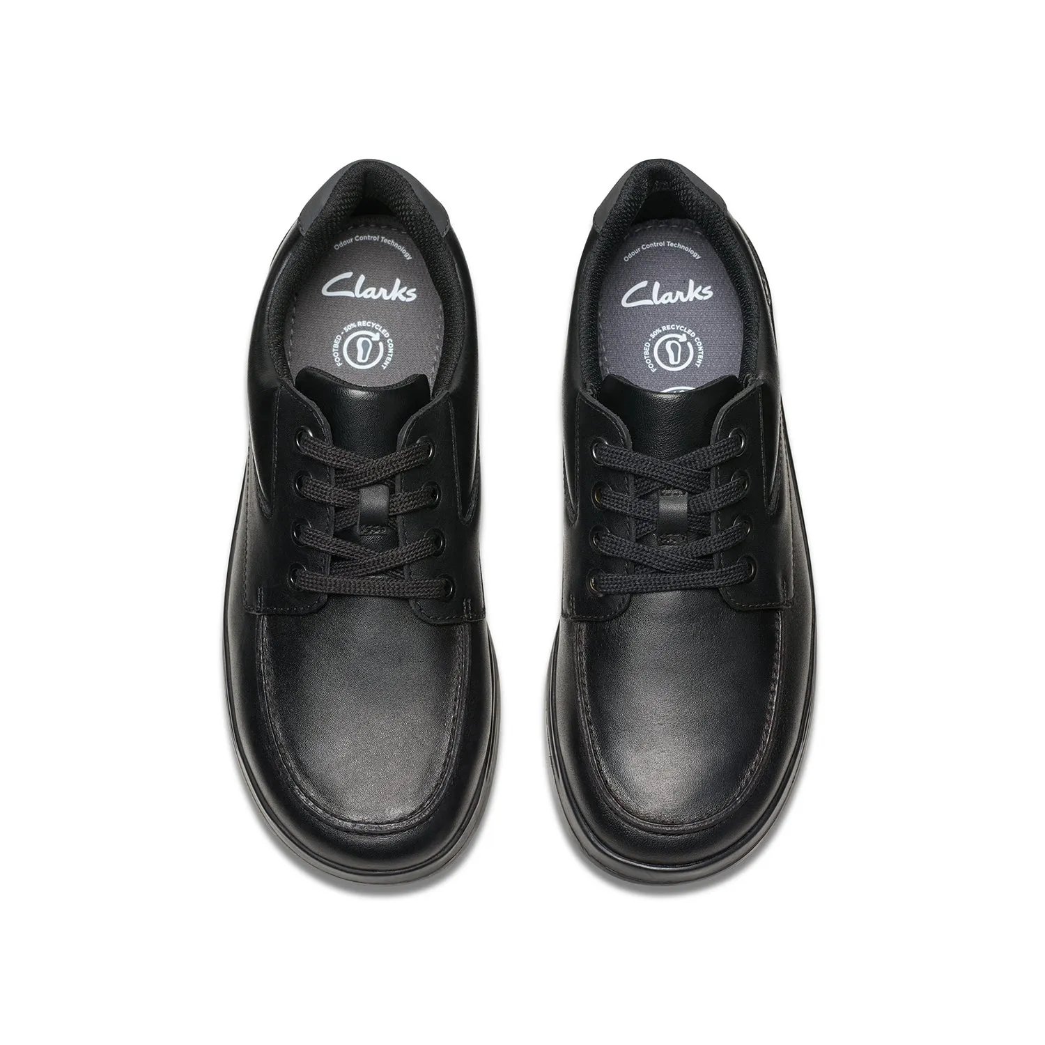 Boys - Keelan Flare Youth Black Leather