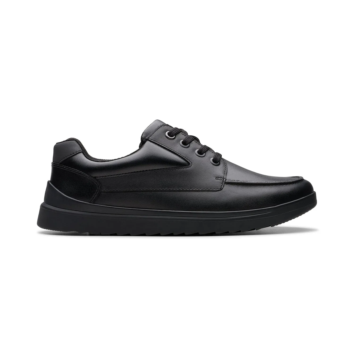 Boys - Keelan Flare Youth Black Leather