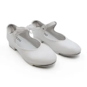 Capezio Child's Shuffle Tap Tap Shoes - White