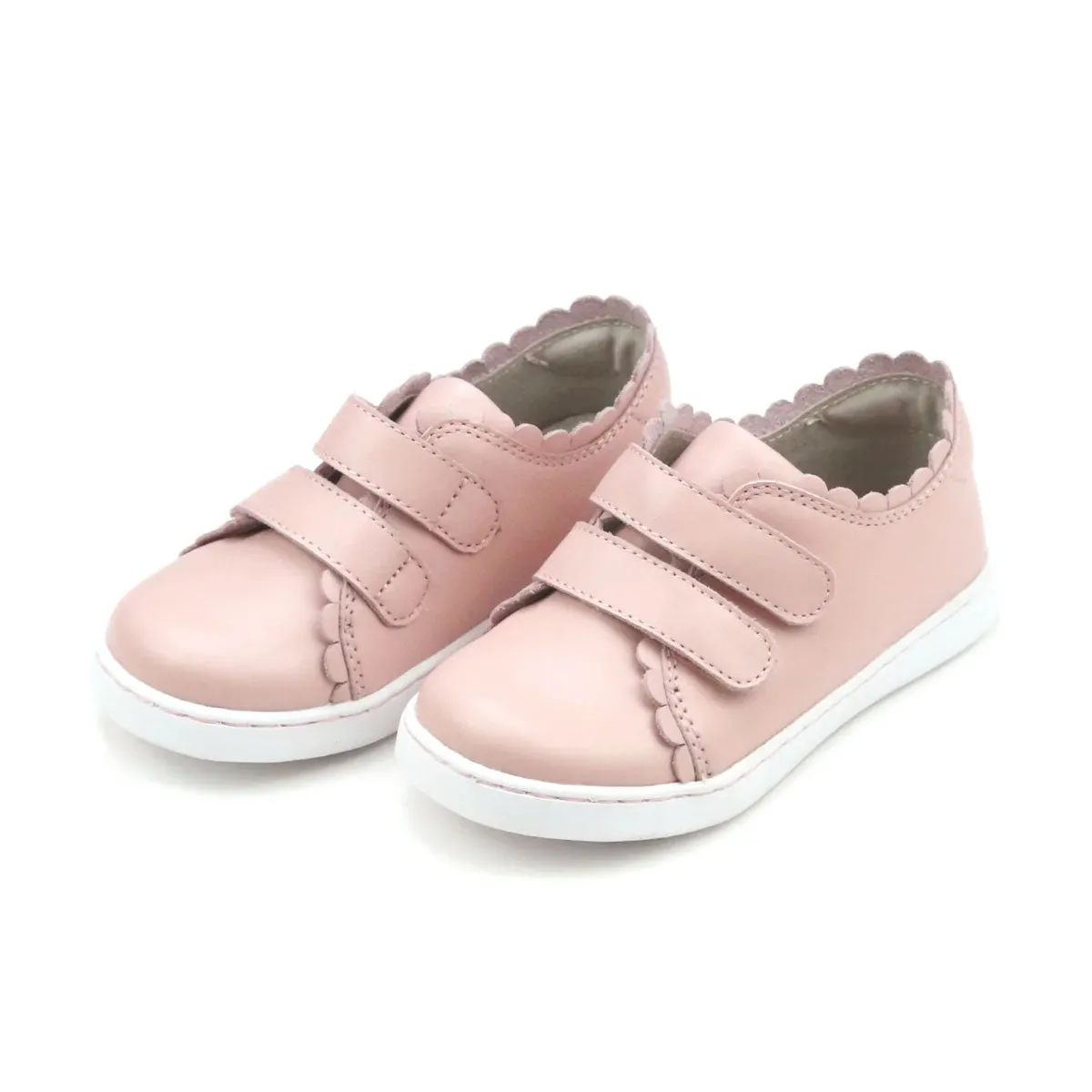 Caroline Scalloped Sneaker in Pink