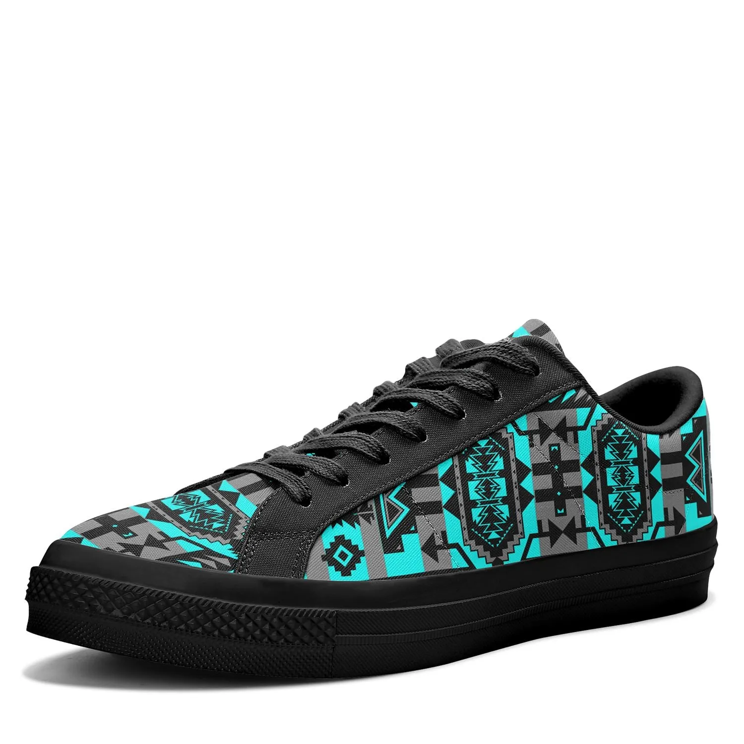 Chiefs Mountain Sky Aapisi Low Top Canvas Shoes Black Sole