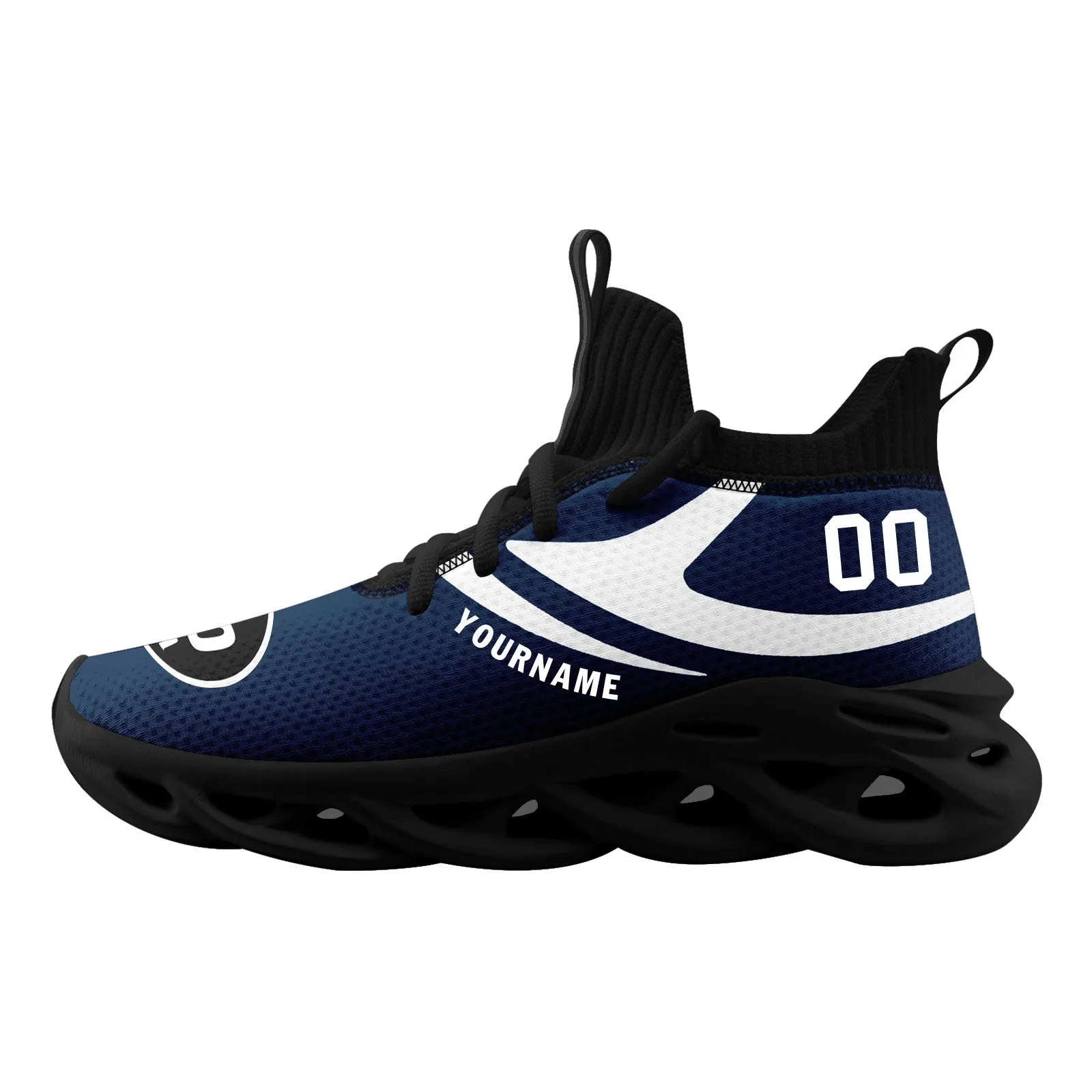 Custom Blue Dallas Maxsoul Shoes Personalized Sneaker FN030-D025004-8