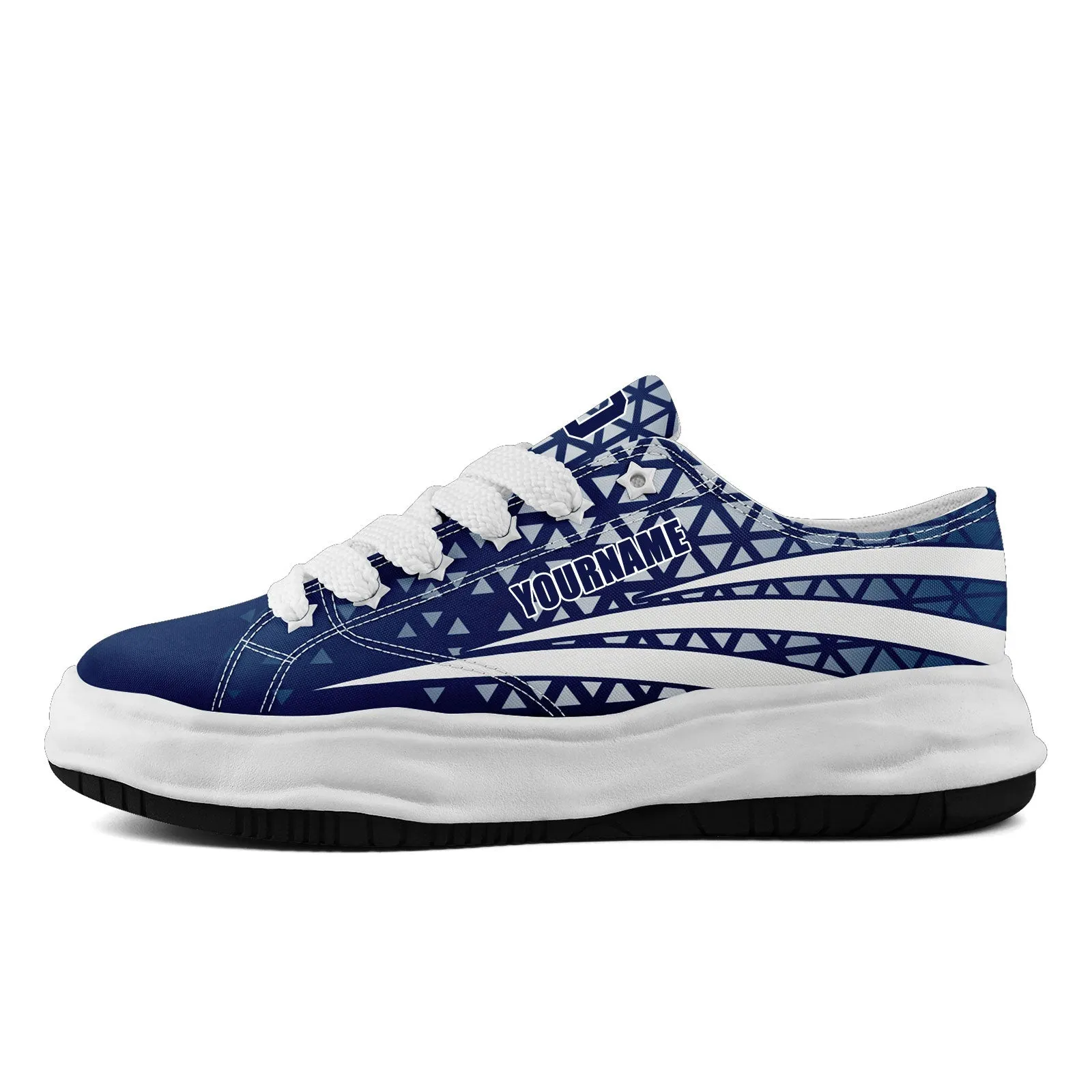 Custom Blue White Indiana Shoes Personalized Sneaker FN038-D023003-14 Custom Online