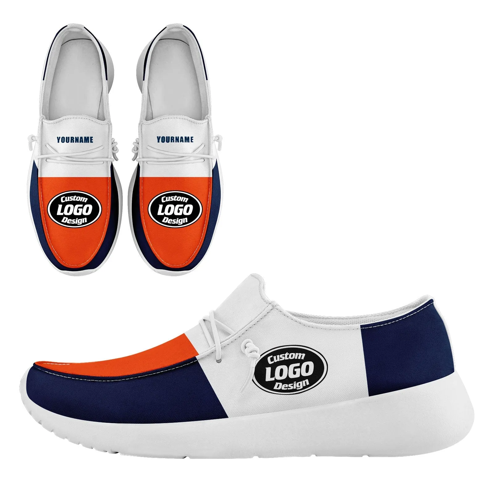 Custom Denver Orange Blue White Shoes Personalized Sneaker FN018-D020278-10 Custom Online