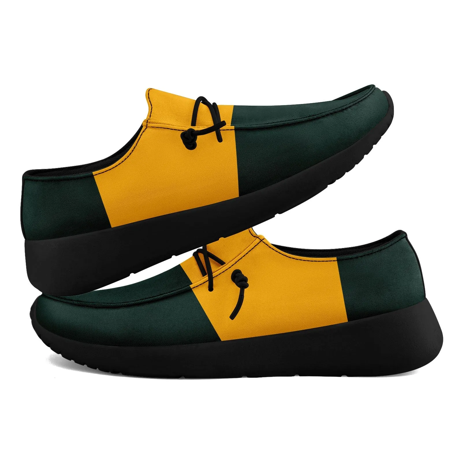 Custom Green Bay Green Yellow Shoes Personalized Sneaker FN018-D020278-13 Custom Online