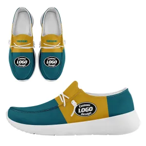 Custom Jacksonville Green Yellow Shoes Personalized Sneaker FN018-D020278-16