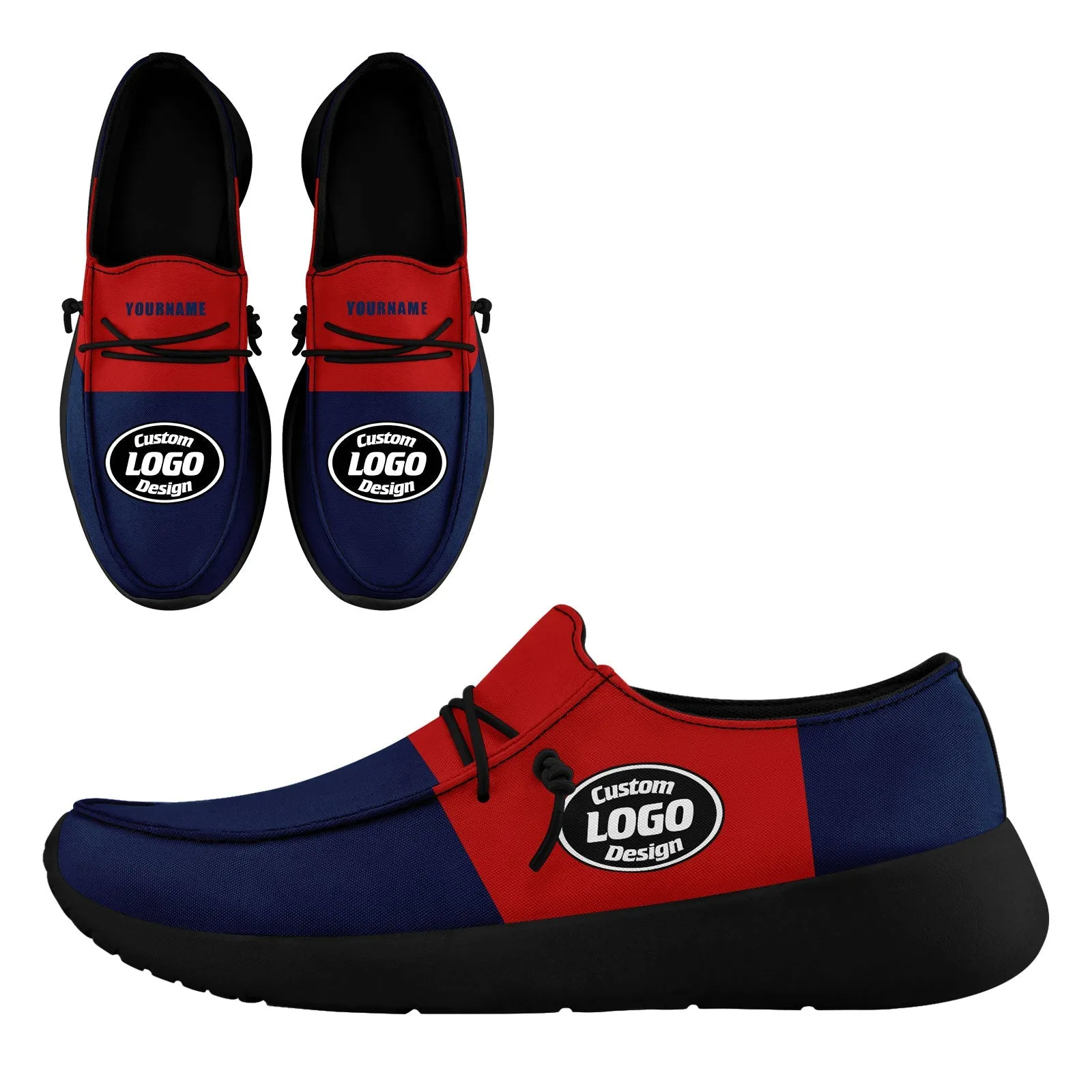 Custom New England Blue Red Shoes Personalized Sneaker FN018-D020278-26 Custom Online