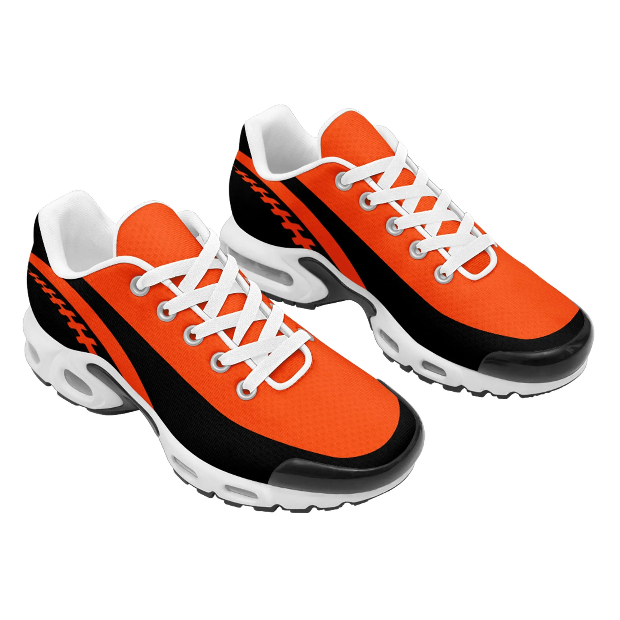 Custom Orange Black TN Shoes Personalized Sneakers TN-D020077-7