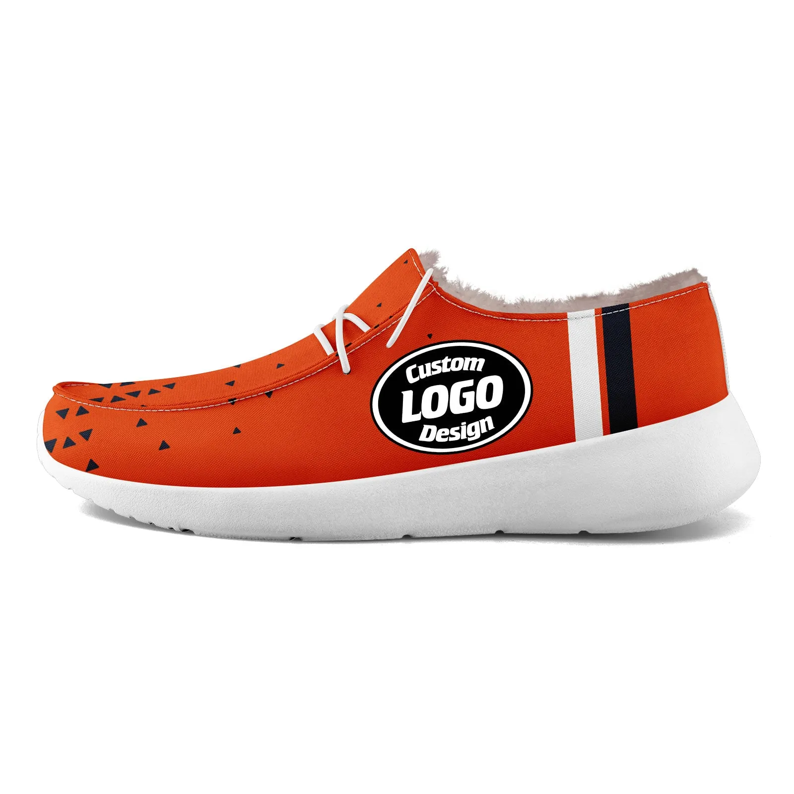 Custom Orange Blue Chicago Shoes Personalized Sneaker FN042-D020279-7