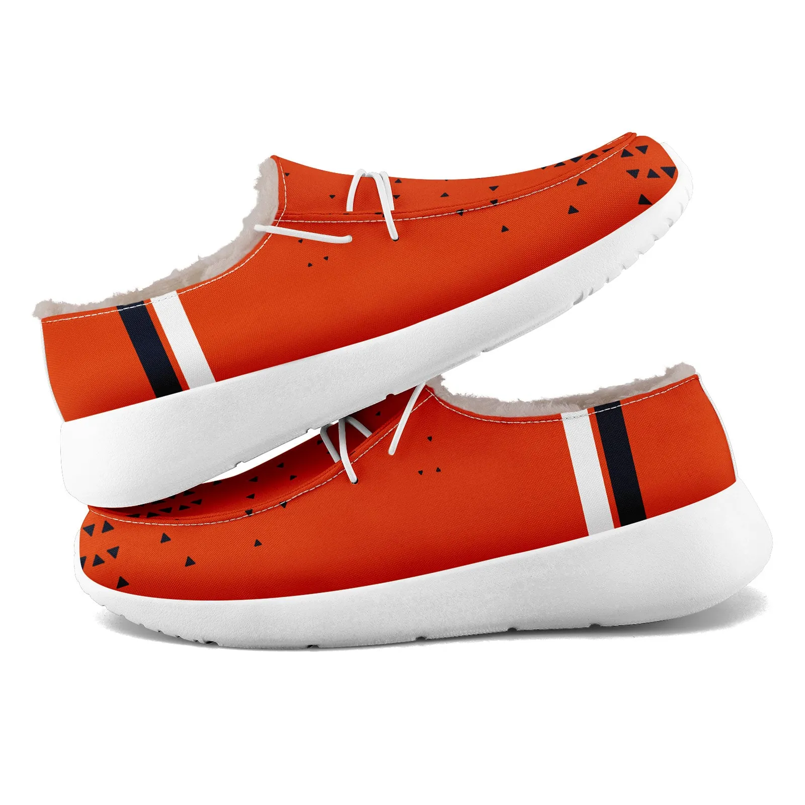 Custom Orange Blue Chicago Shoes Personalized Sneaker FN042-D020279-7