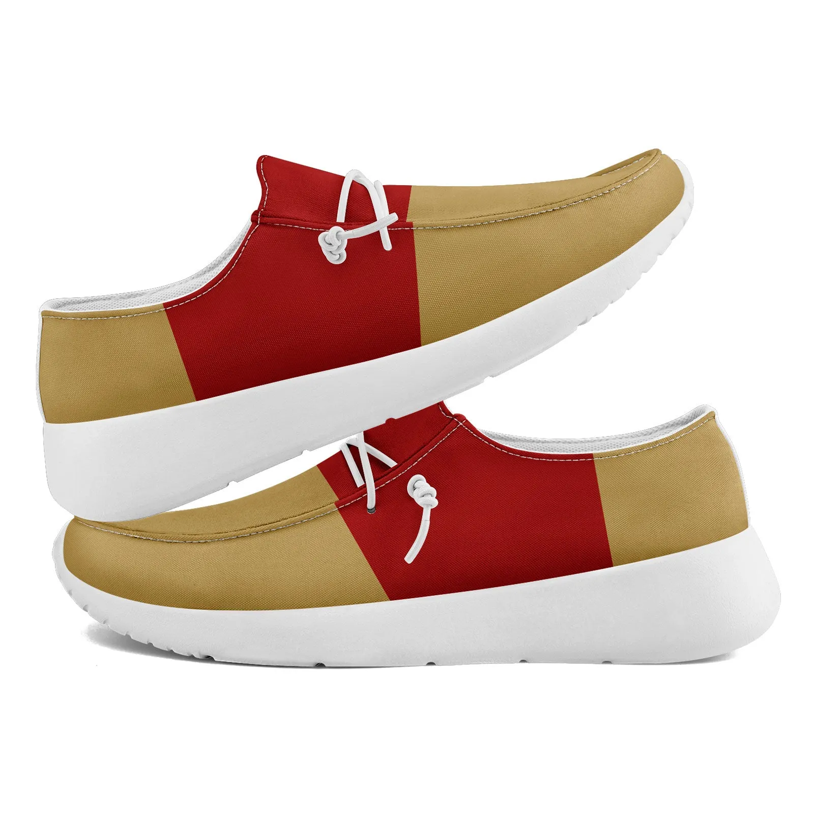 Custom San Francisco Yellow Red Shoes Personalized Sneaker FN018-D020278-25