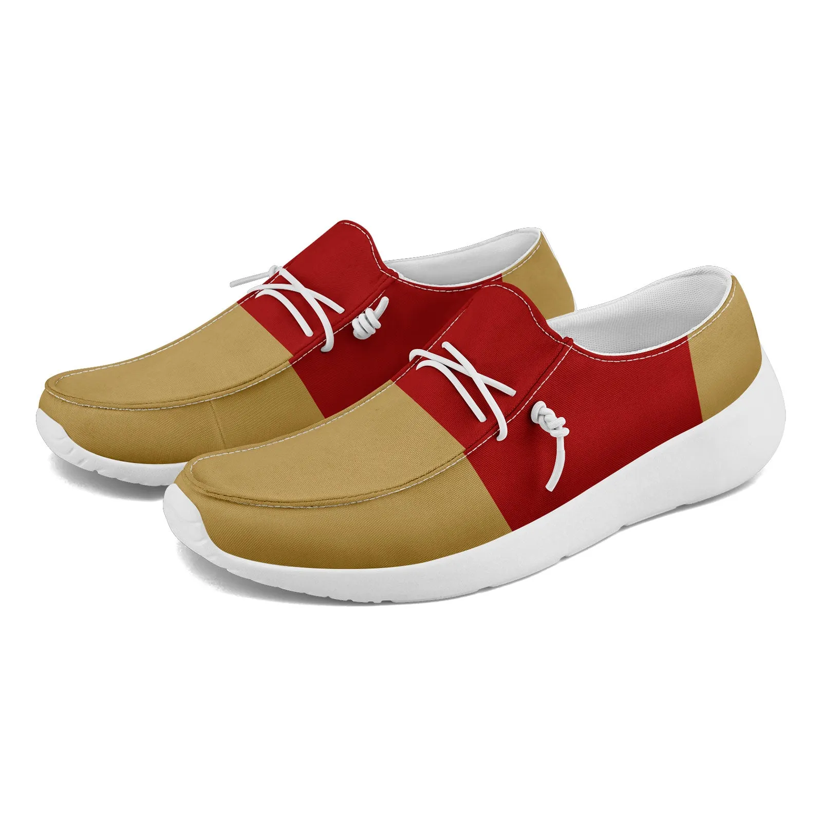 Custom San Francisco Yellow Red Shoes Personalized Sneaker FN018-D020278-25