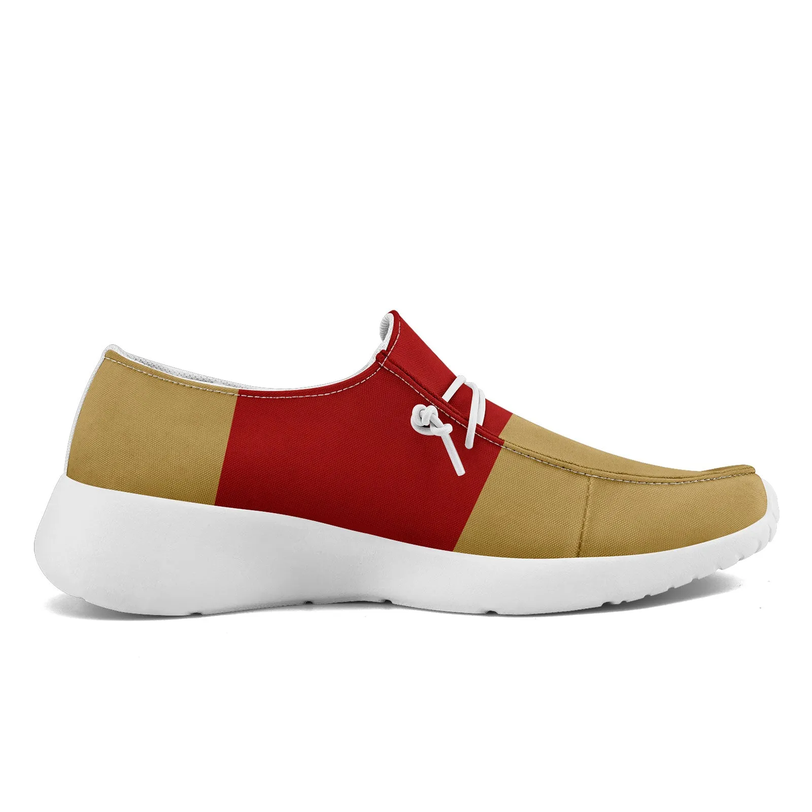 Custom San Francisco Yellow Red Shoes Personalized Sneaker FN018-D020278-25