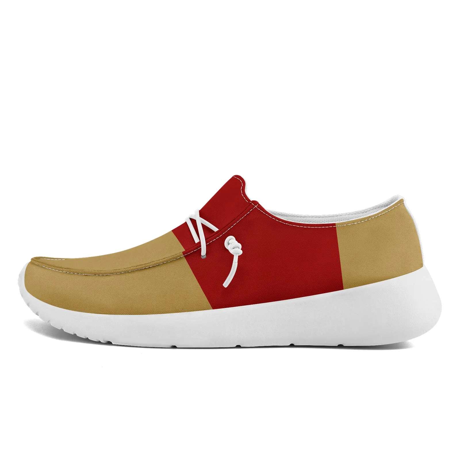 Custom San Francisco Yellow Red Shoes Personalized Sneaker FN018-D020278-25