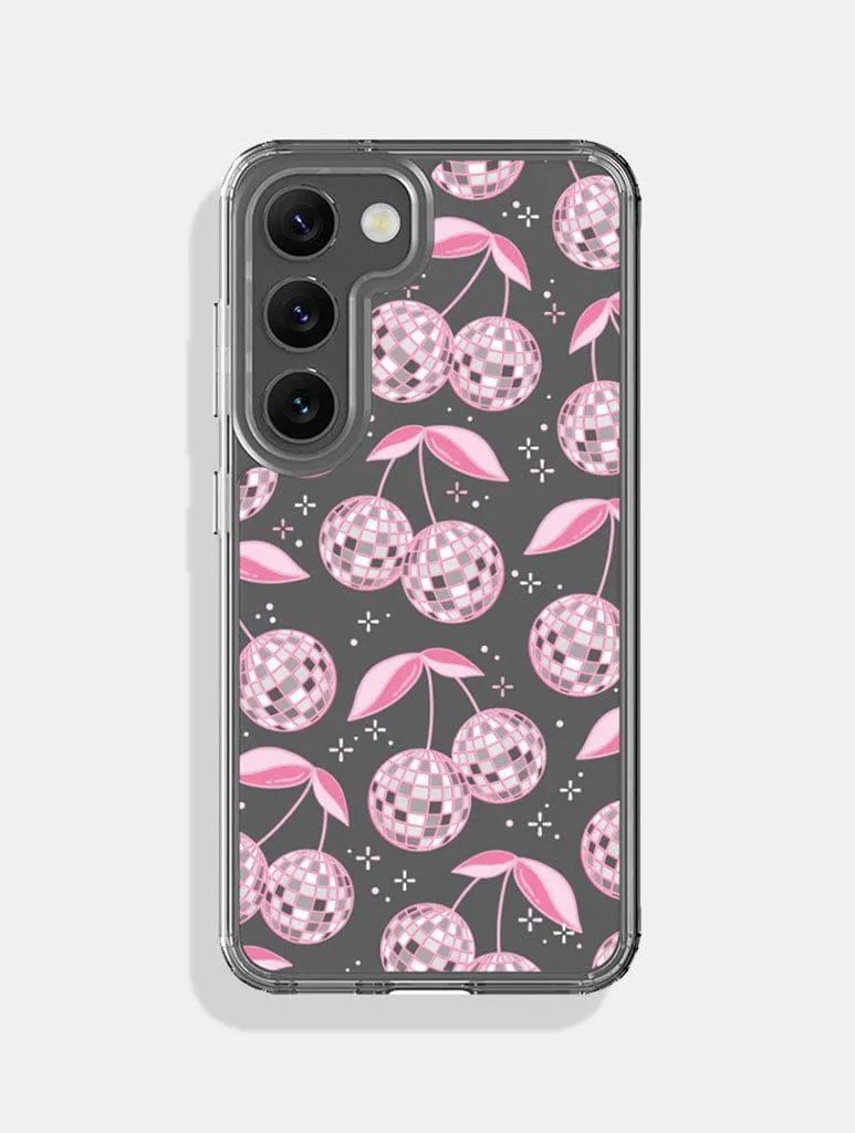 Disco Cherries Pink Android Case