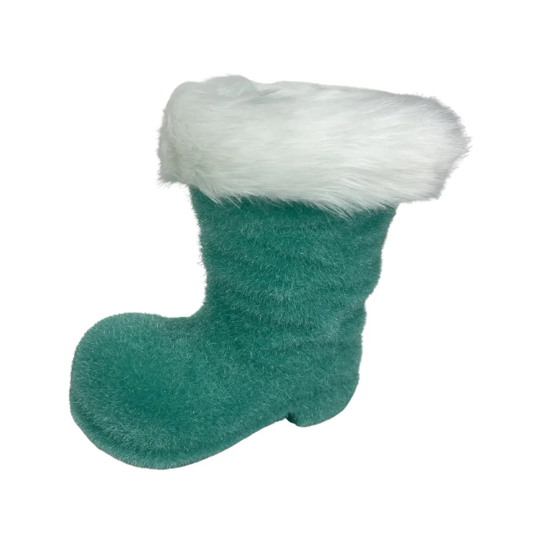 Flocked Boot, 6"