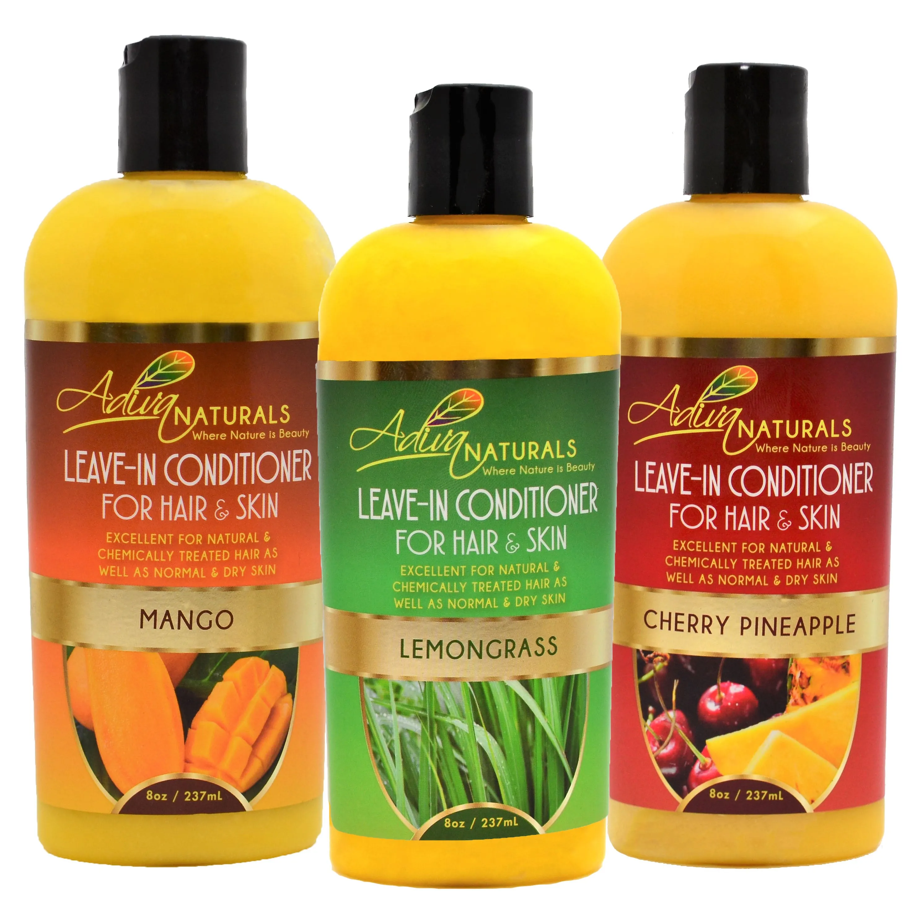 Leave-in Hair & Skin Conditioner 8oz Mix (3 pack)