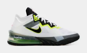 Lebron 18 Low Greedy Mens Basketball Shoe (White)