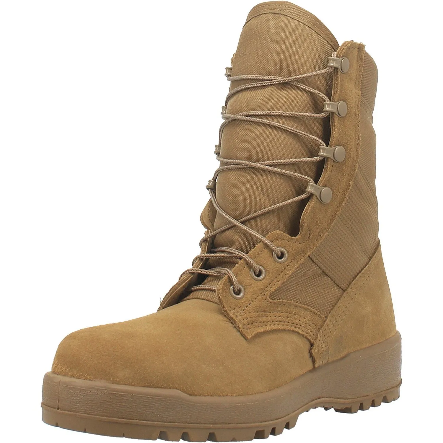 MCRAE MIL-SPEC 8" Coyote Hot Weather Steel-Toe Boots