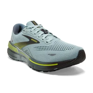 Men's Brooks Adrenaline GTS 23 Color: Cloud Blue/Goblin Blue/Lime