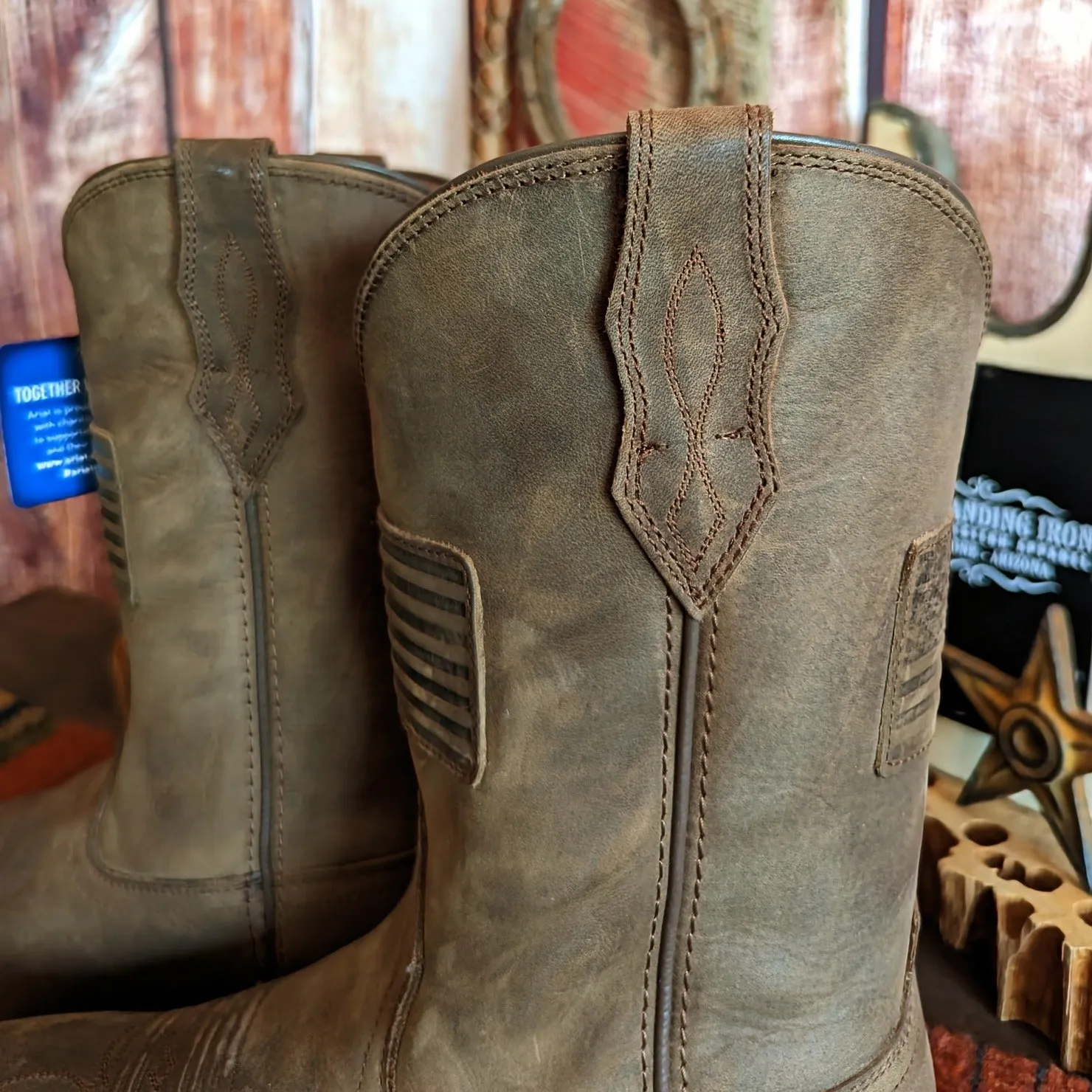 Men's Leather Cowboy Boots "Sport Patriot II" by Ariat 10031444