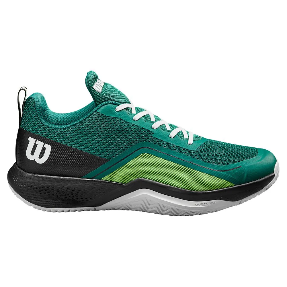 Men's Rush Pro Lite Tennis Shoes Evergreen and Black