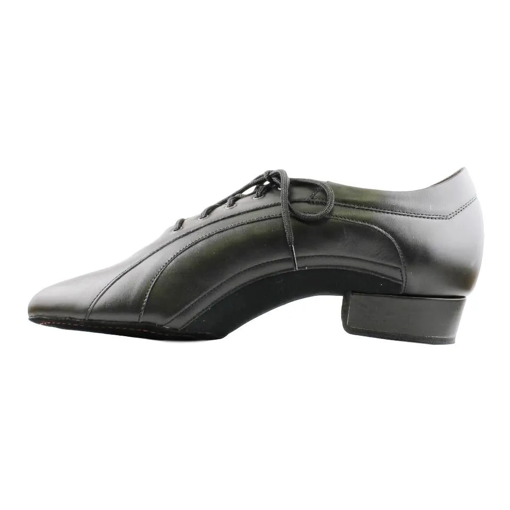 Men's Smooth Dance Shoes, 1115 Franco, Black Leather