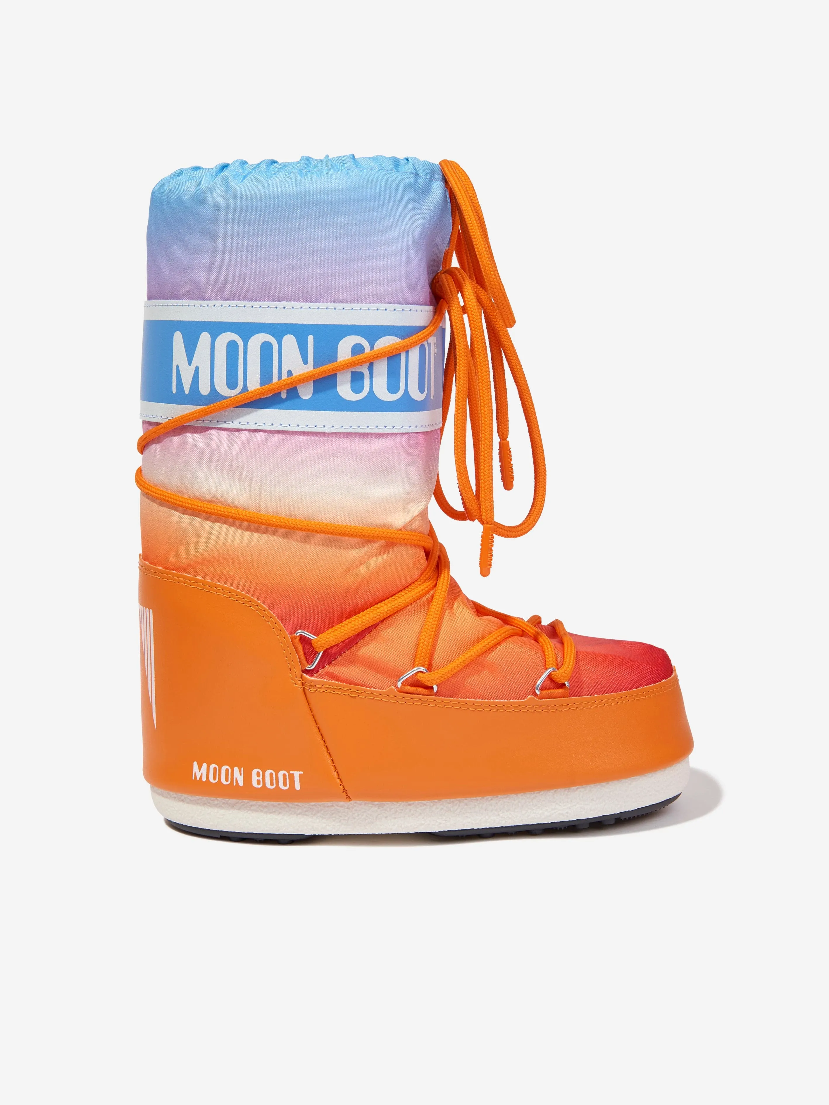 Moon Boot Kids Icon Sunrise Boots in Orange