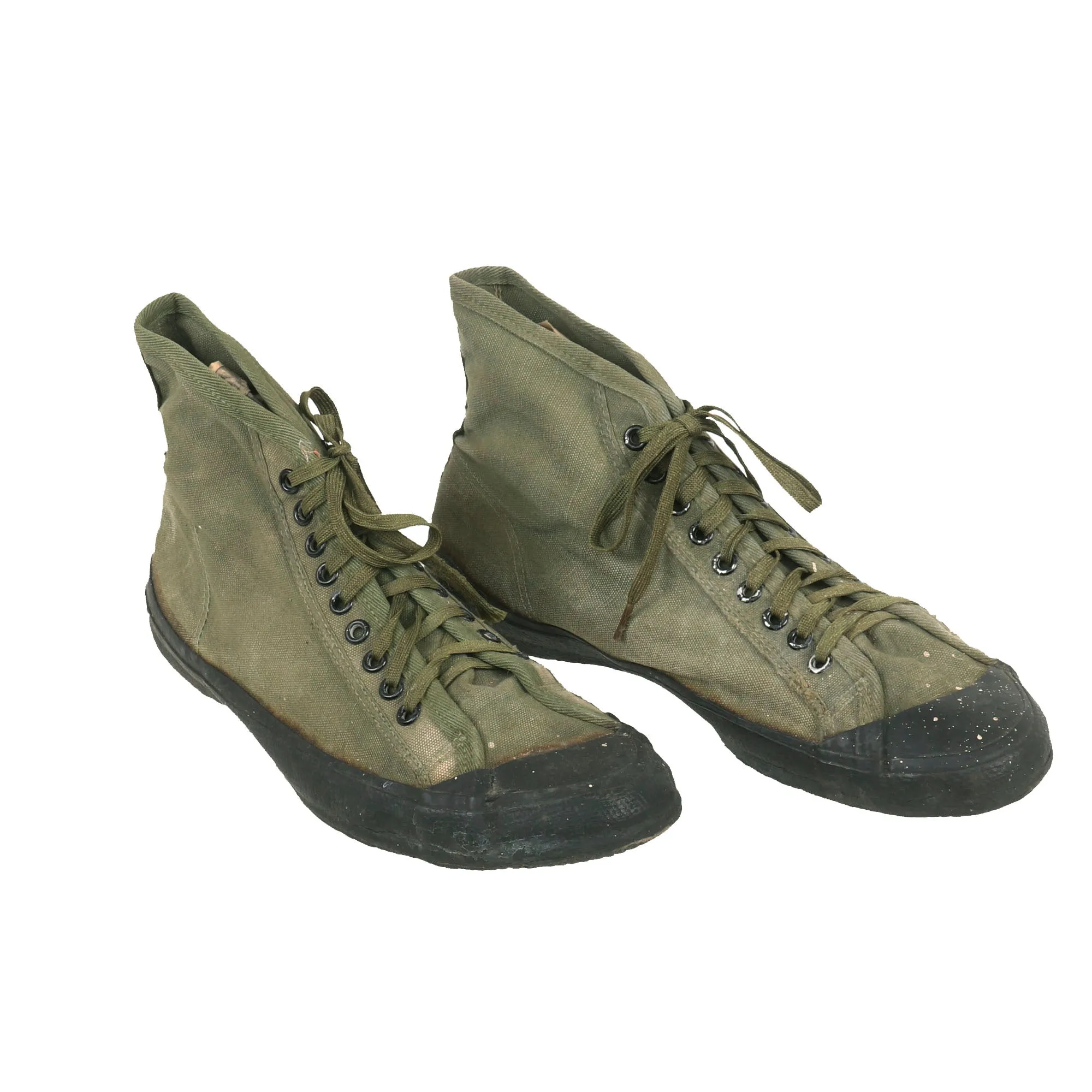 Original U.S. WWII Unissued US Marine Corps “Converse” Style Jungle Sneakers - Matched Pair