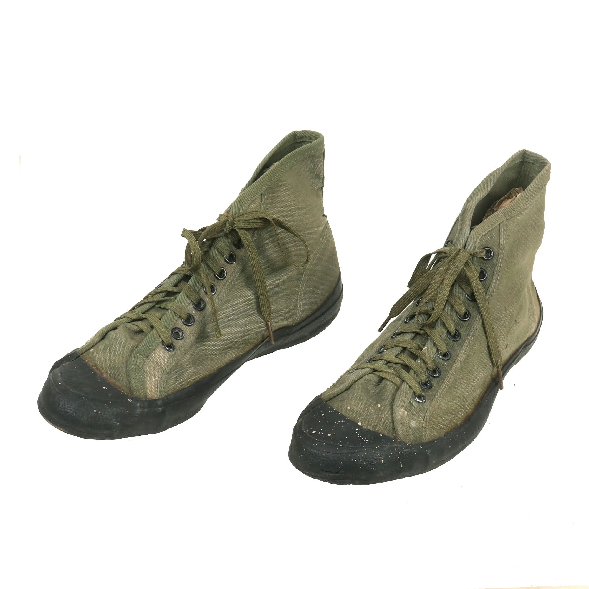 Original U.S. WWII Unissued US Marine Corps “Converse” Style Jungle Sneakers - Matched Pair