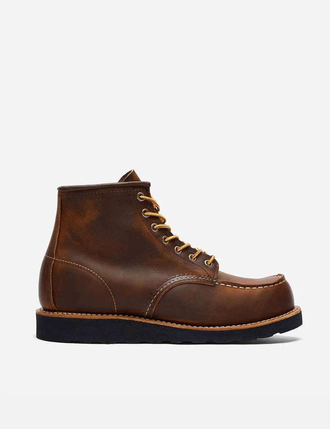 Red Wing 6" Moc Toe Boots (8886) - Copper Rough & Tough/Black Traction Sole