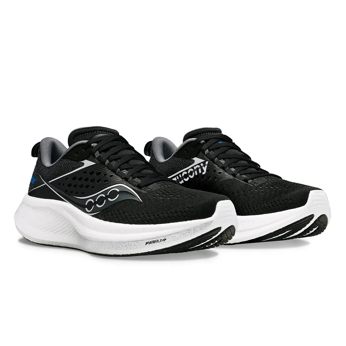 Saucony Ride 17 Mens | Black/white