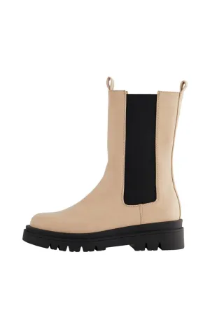 Tia Chelsea Boot - Beige