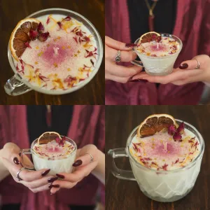 Vintage Tea Cup Candles - Lemon, Rose & Pink Grapefruit - Limited-Edition