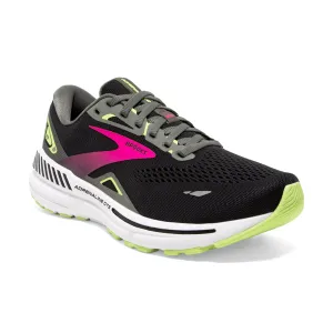 Women's Brooks Adrenaline GTS 23 1203811D037 Color: Black/Gunmetal/Sharp Green (WIDE WIDTH)