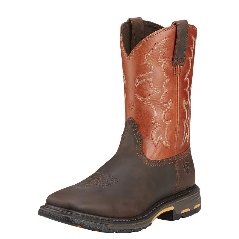 WorkHog Wide Square Toe Work Boot By Ariat